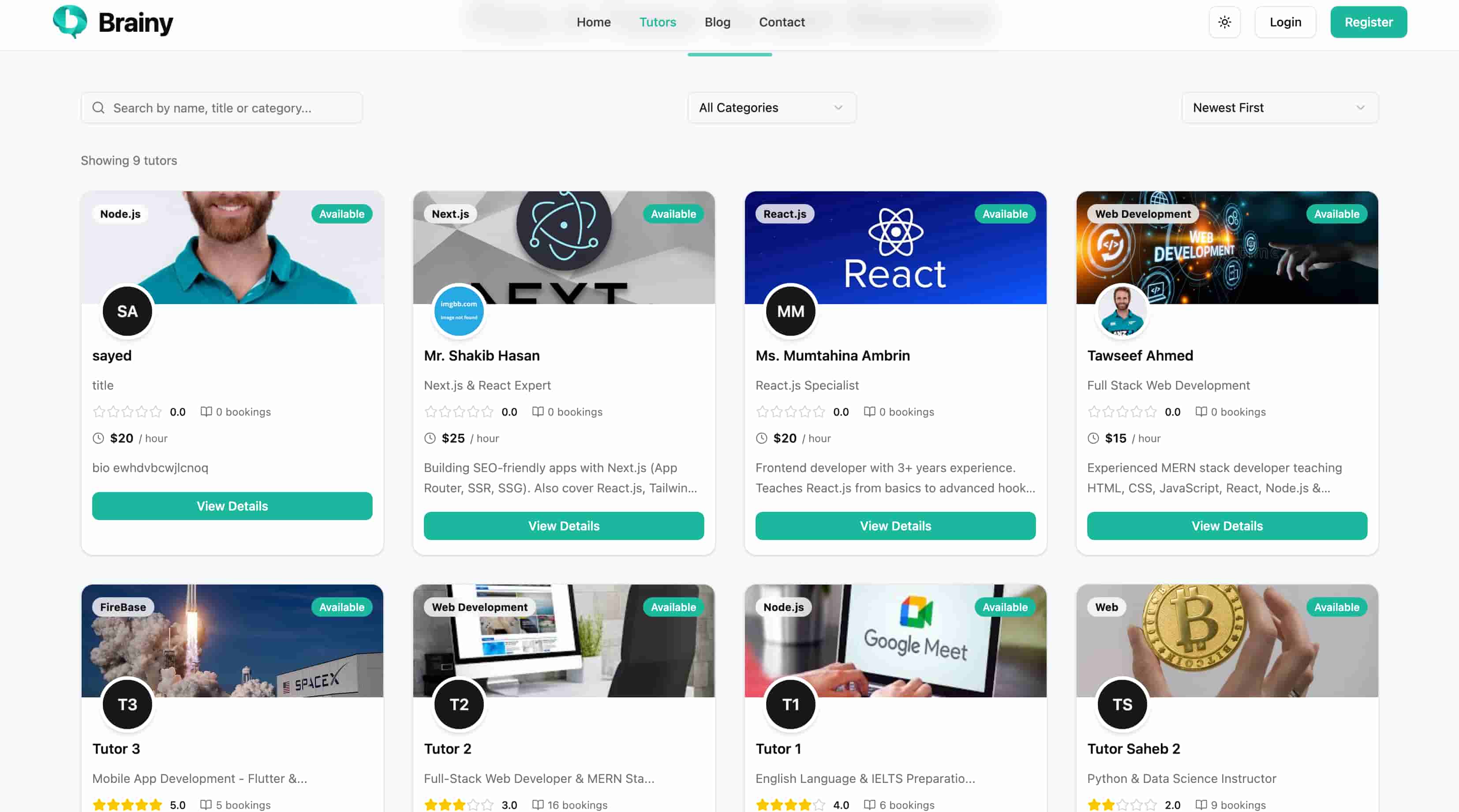 Tutor Marketplace