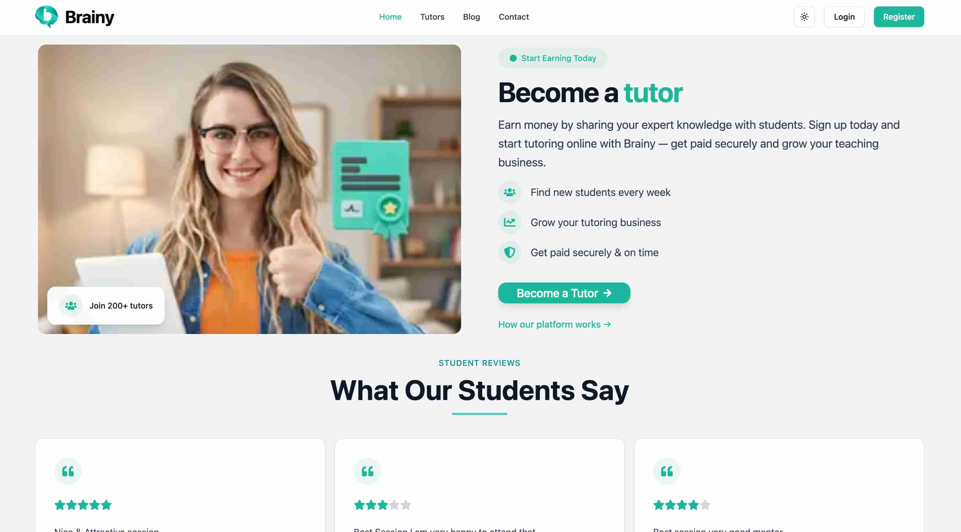Become a Tutor