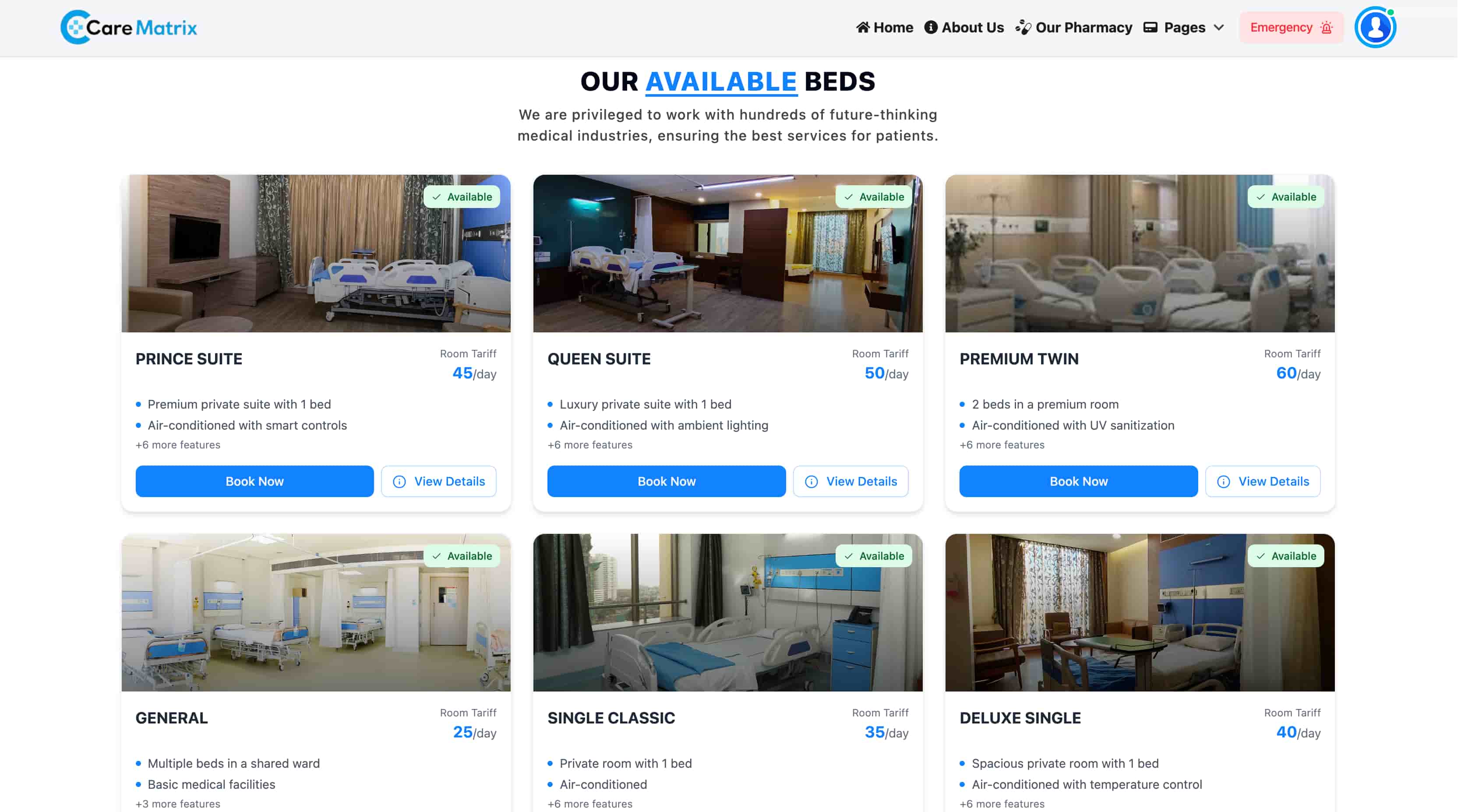 Available Beds