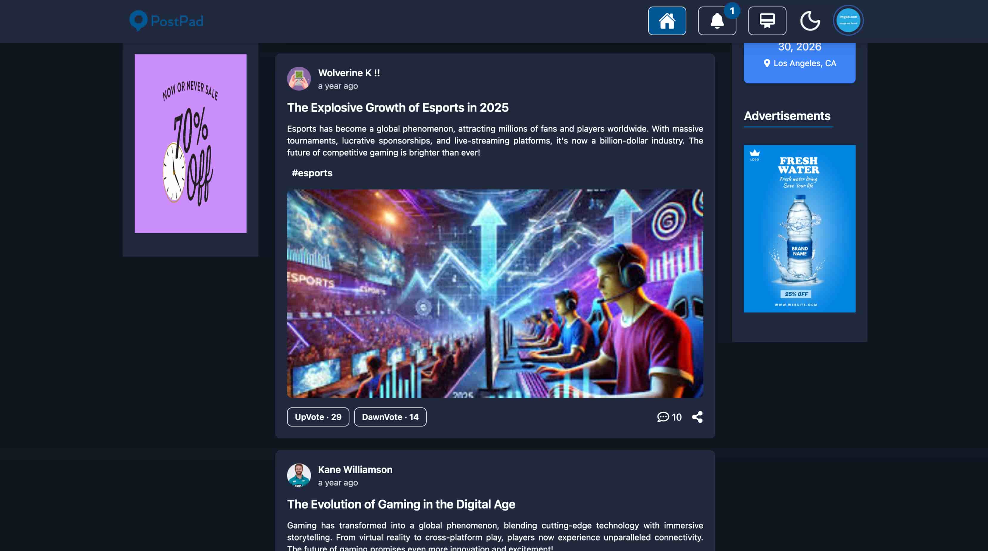 Dark Mode Home